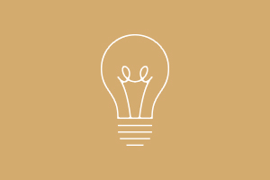 Animated light bulb icon